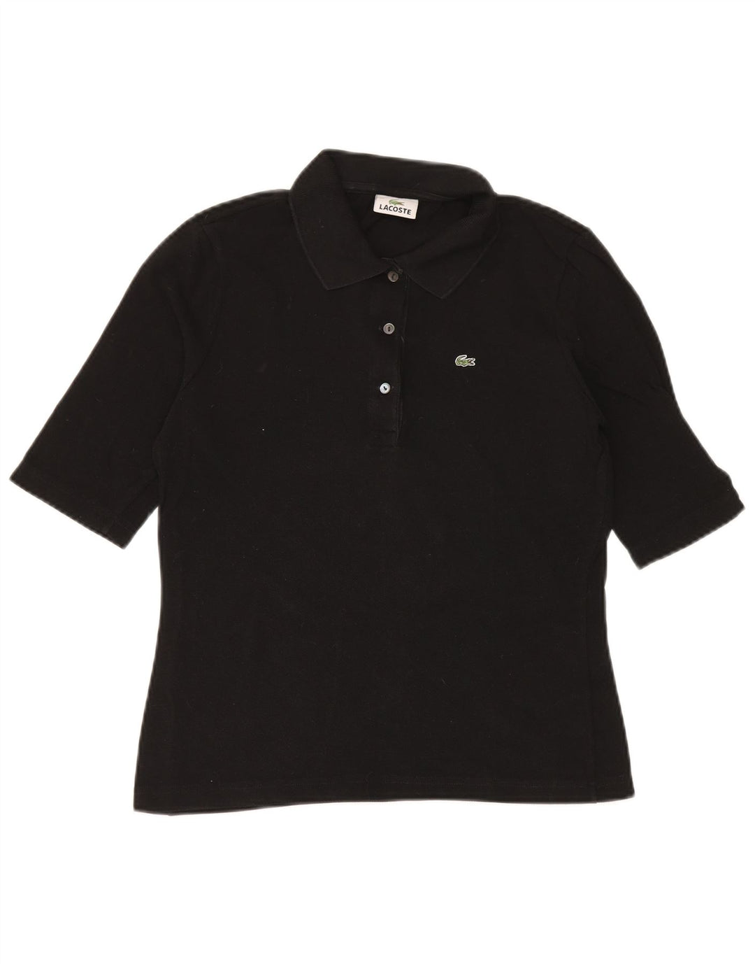 Lacoste ženska polo majica veličine 42 velika crna pamučna