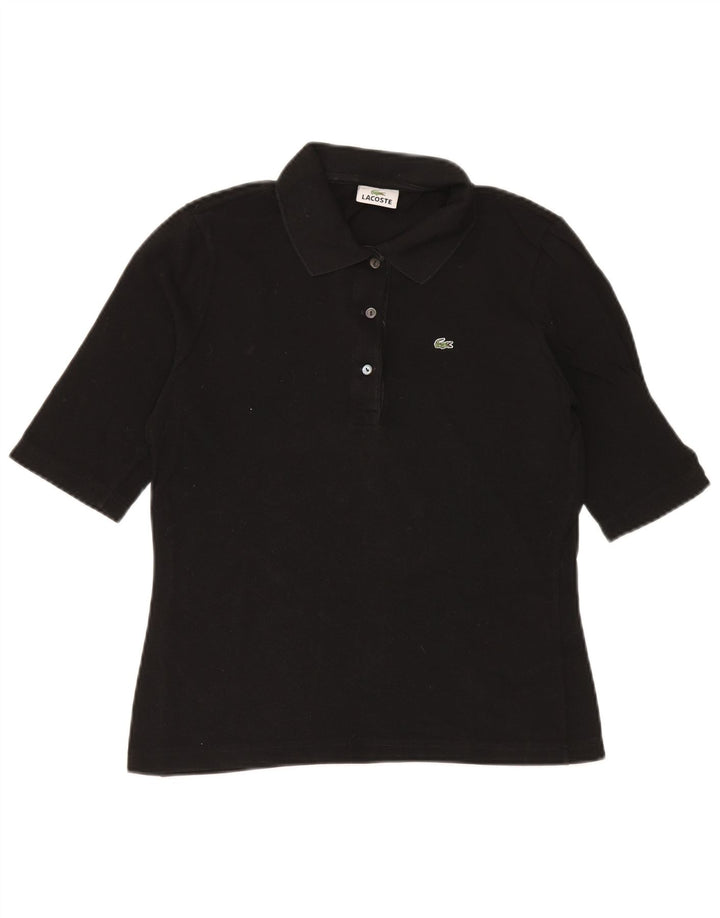 Lacoste ženska polo majica veličine 42 velika crna pamučna