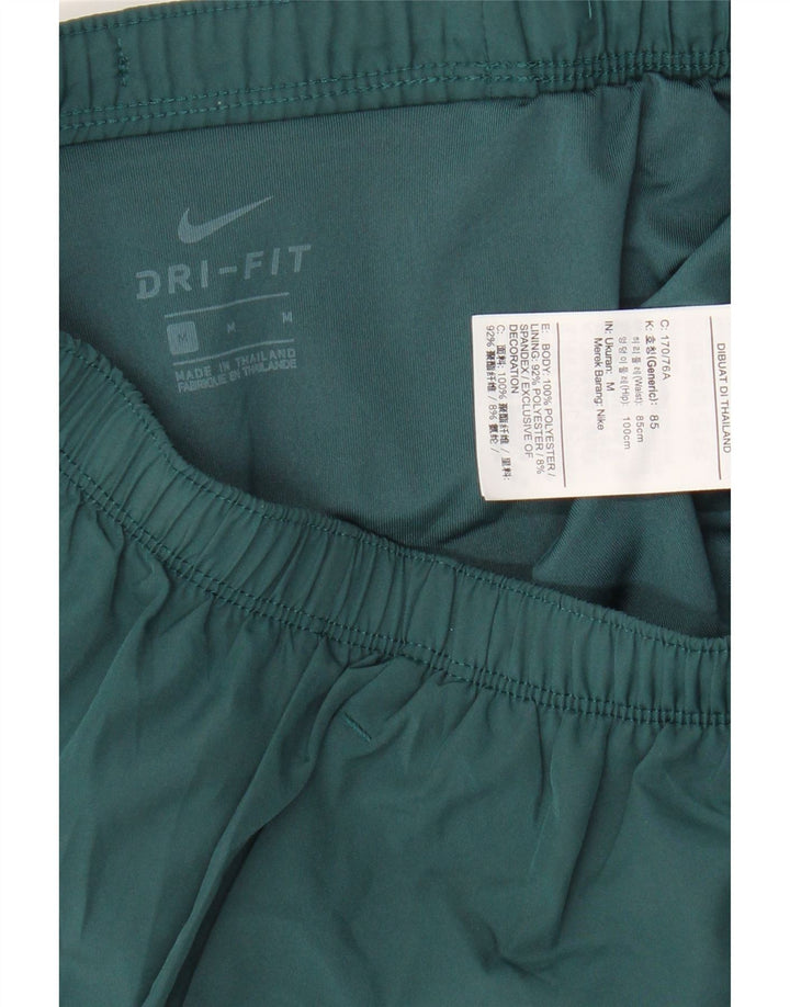 Nike muške Dri Fit grafičke sportske kratke hlače srednje zelene boje od poliestera