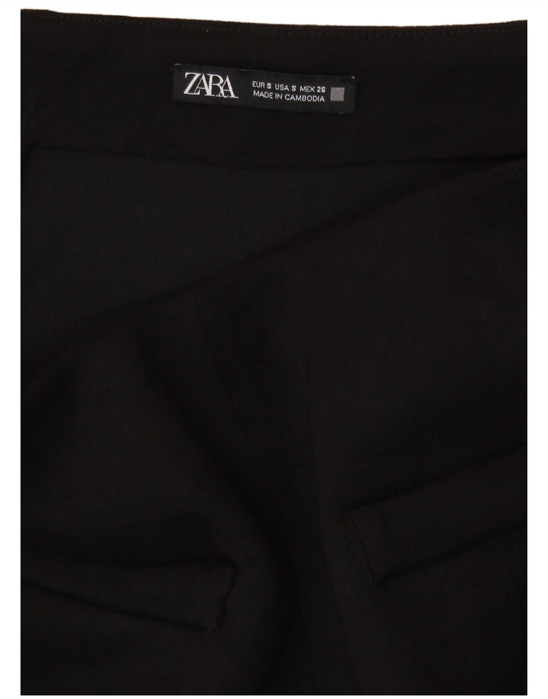 Zara ženska mini suknja mala W28 crna