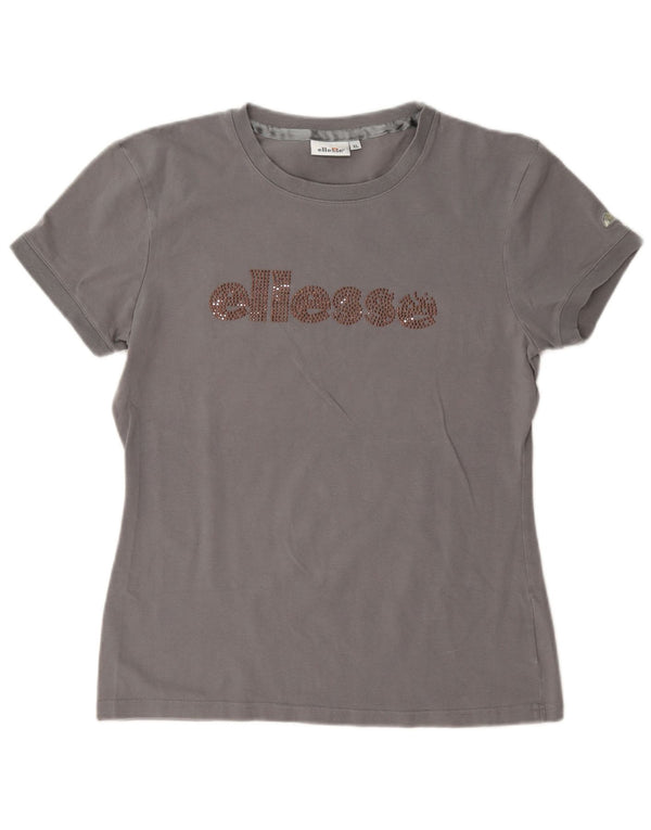 Ellesse ženska majica kratkih rukava s grafičkim motivima UK 18 XL siva