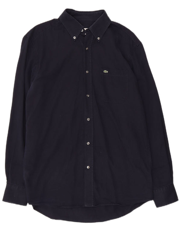 LACOSTE muška košulja standardnog kroja, veličina 40, srednje tamnoplavi pamuk