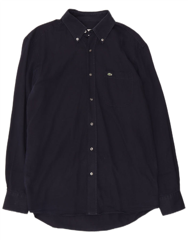 LACOSTE muška košulja standardnog kroja, veličina 40, srednje tamnoplavi pamuk