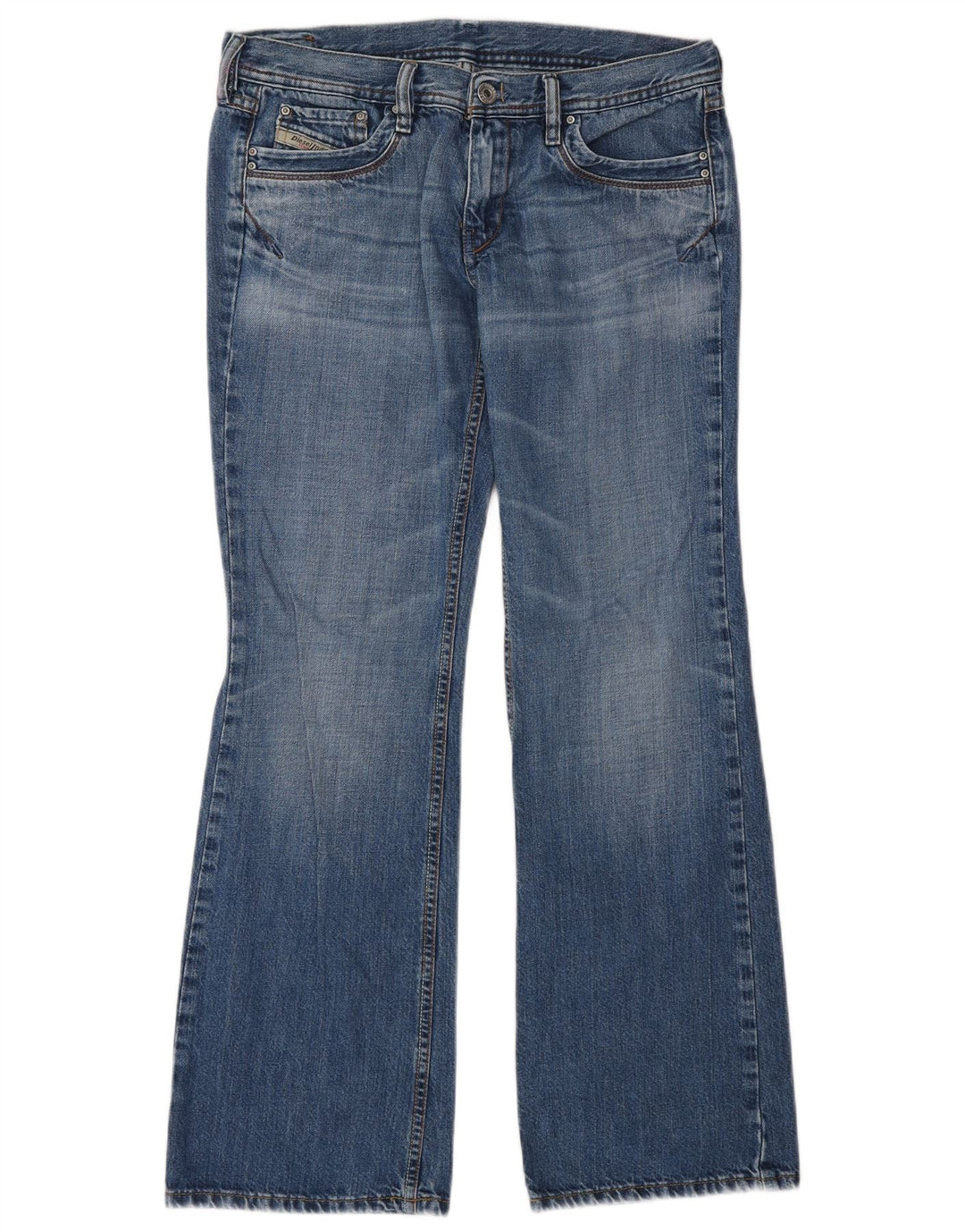 Diesel Ženske Bootcut traperice W28 L30 Plavi pamuk