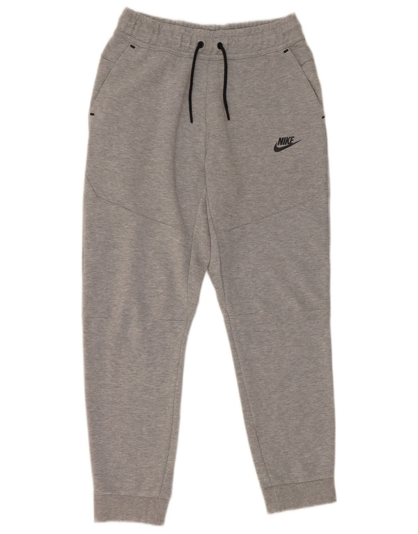 Nike Boys Trenirka Hlače Joggers 12-13 Years Large Grey Flecked Cotton
