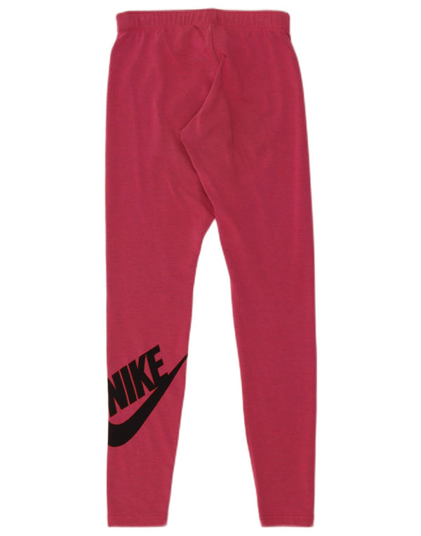 Nike ženske grafičke tajice UK 8 male ružičaste pamučne
