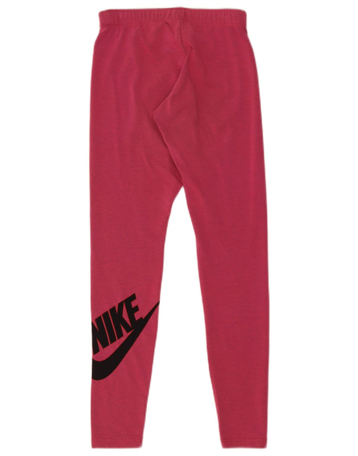 Nike ženske grafičke tajice UK 8 male ružičaste pamučne