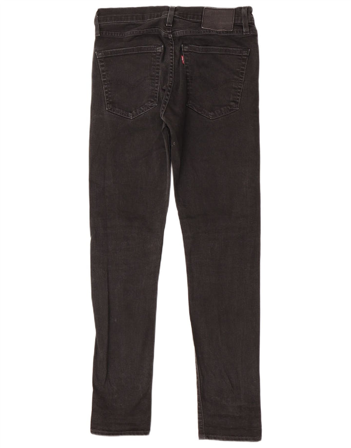 Levi's muške uske traperice W30 L32 crni pamuk