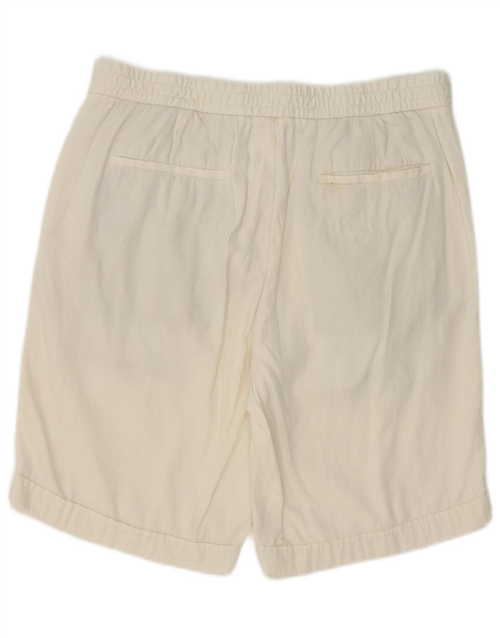 Zara muške chino kratke hlače Large W32 bijeli pamuk