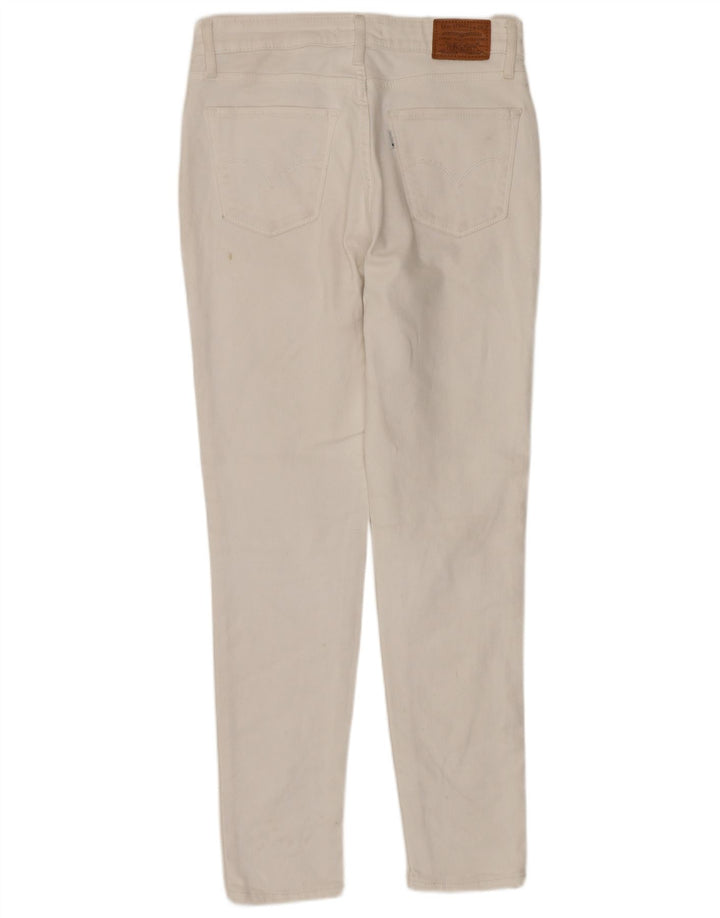 LEVI'S ženske uske traperice visokog struka 721 W28 L27 bijeli pamuk