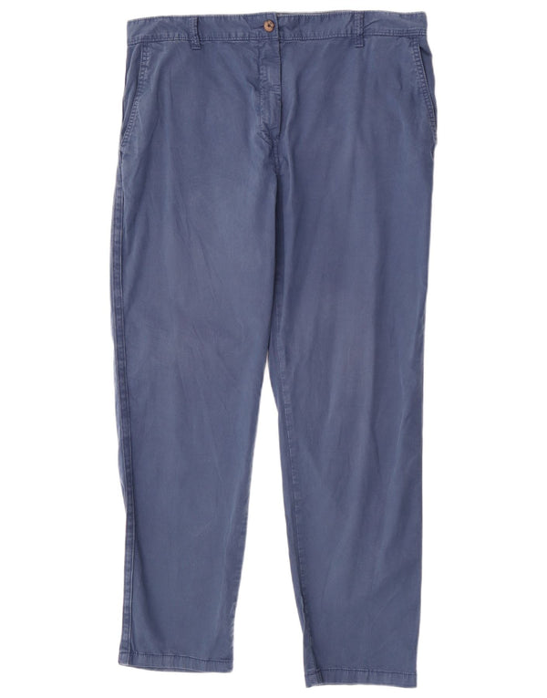 Marks & Spencer ženske sužene chino hlače UK 16 Large W34 L29 tamnoplave