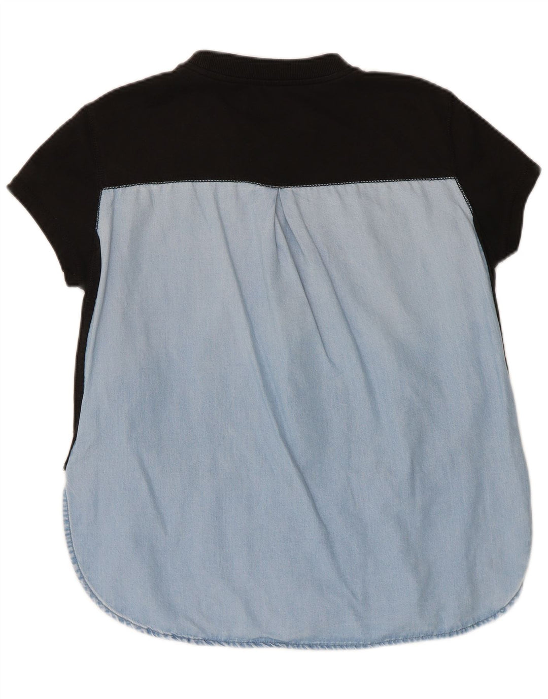 DIESEL Ženska majica s kratkim rukavima UK 14 srednje crne boje