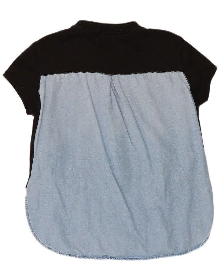 DIESEL Ženska majica s kratkim rukavima UK 14 srednje crne boje