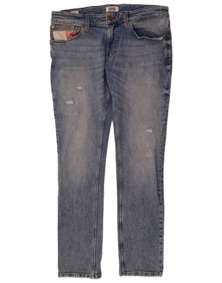 TOMMY HILFIGER Mens Slim Jeans W34 L32 Blue