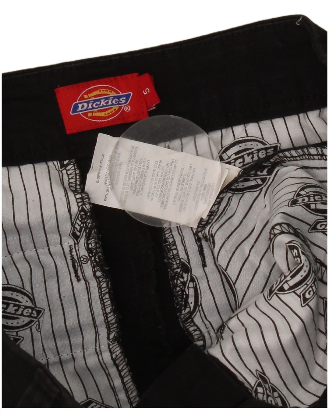 Dickies ženske chino kratke hlače US 5 srednje W28 crni pamuk