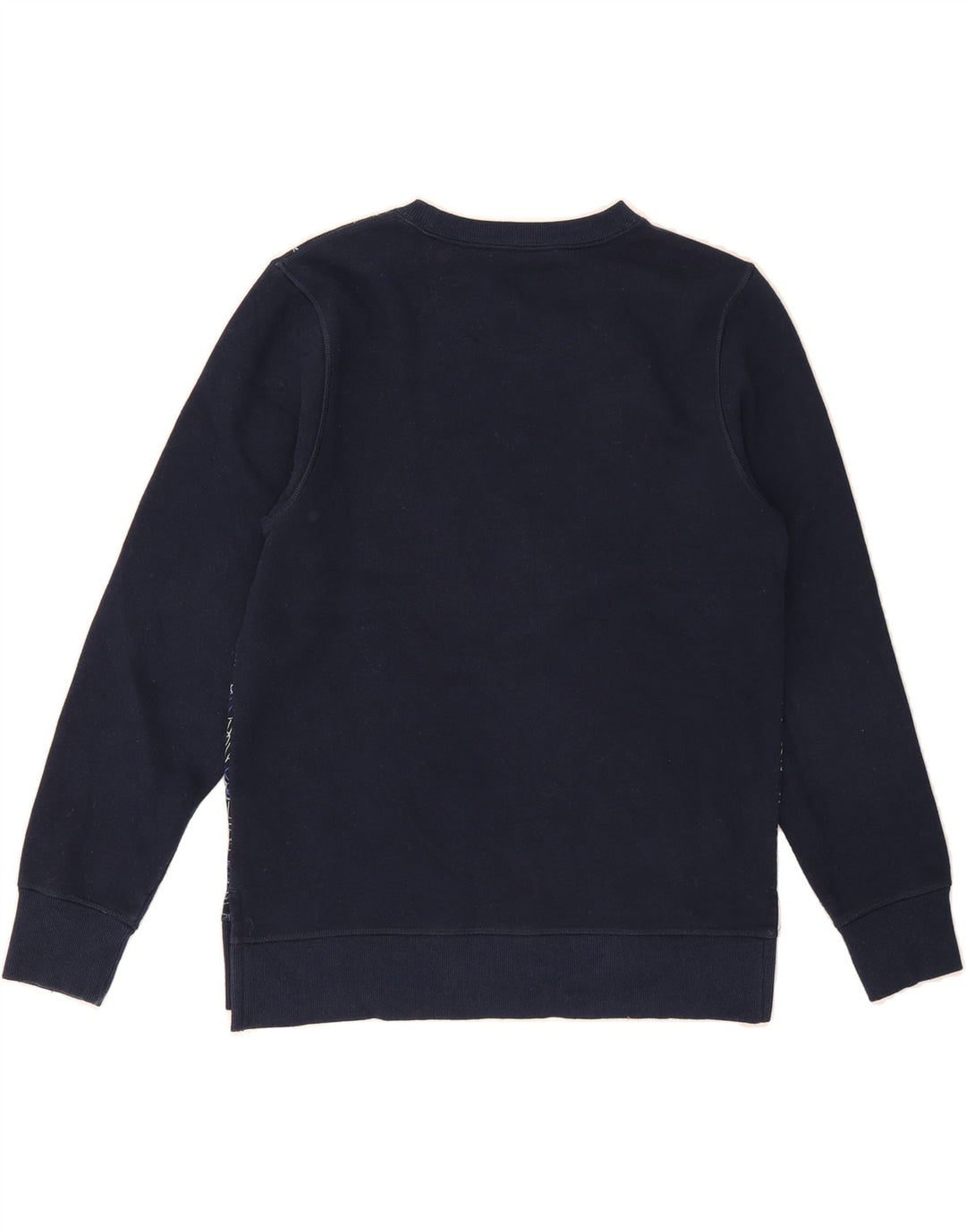 CONVERSE Boys Sweatshirt Jumper 12-13 Years Large Navy Blue Camouflage Vintage Converse and Second-Hand Converse from Messina Hembry 