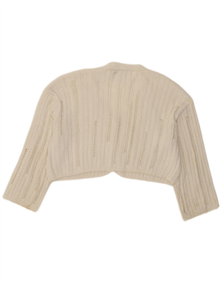 Preveliki ženski balero džemper Zara UK 10 Small Off White