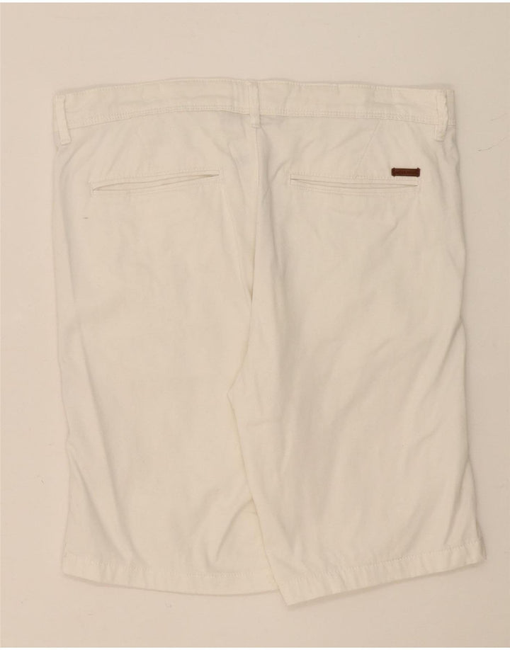 JACK & JONES Muške chino kratke hlače srednje veličine W32 Bijele