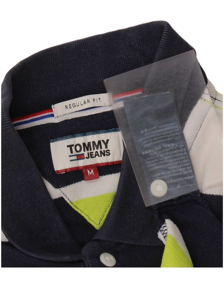 TOMMY HILFIGER Muška ragbi polo majica s grafičkim motivima srednje tamnoplave pruge
