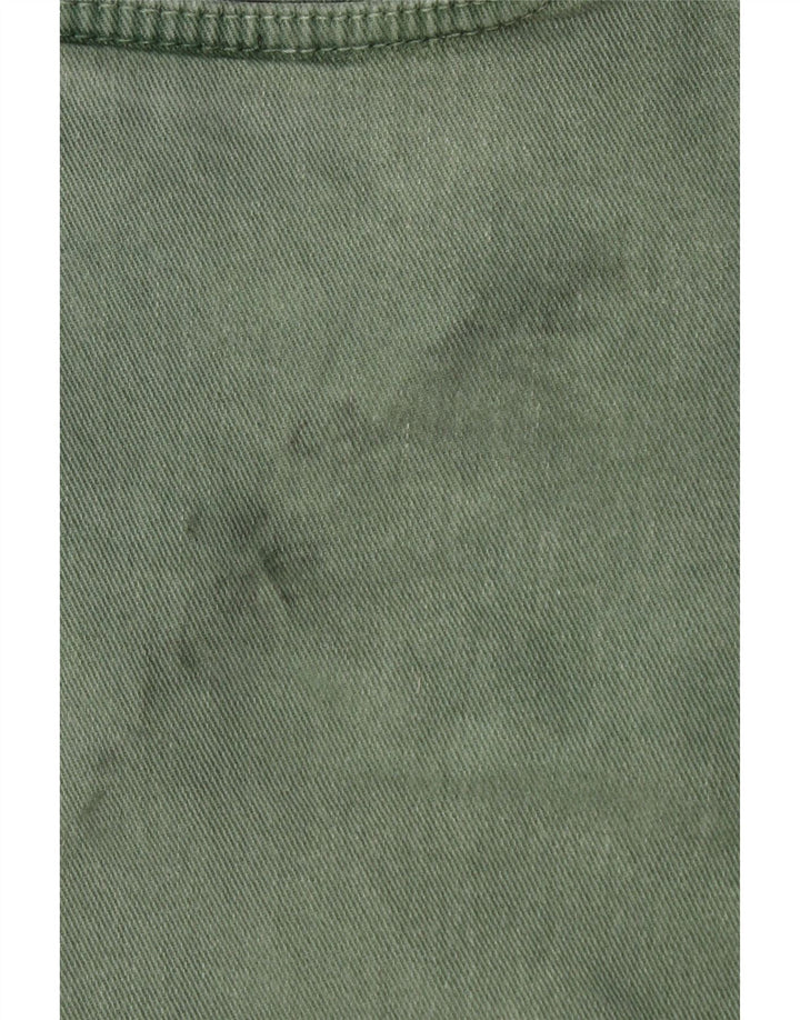 Gas muške traper kratke hlače W32 Srednje zeleni pamuk