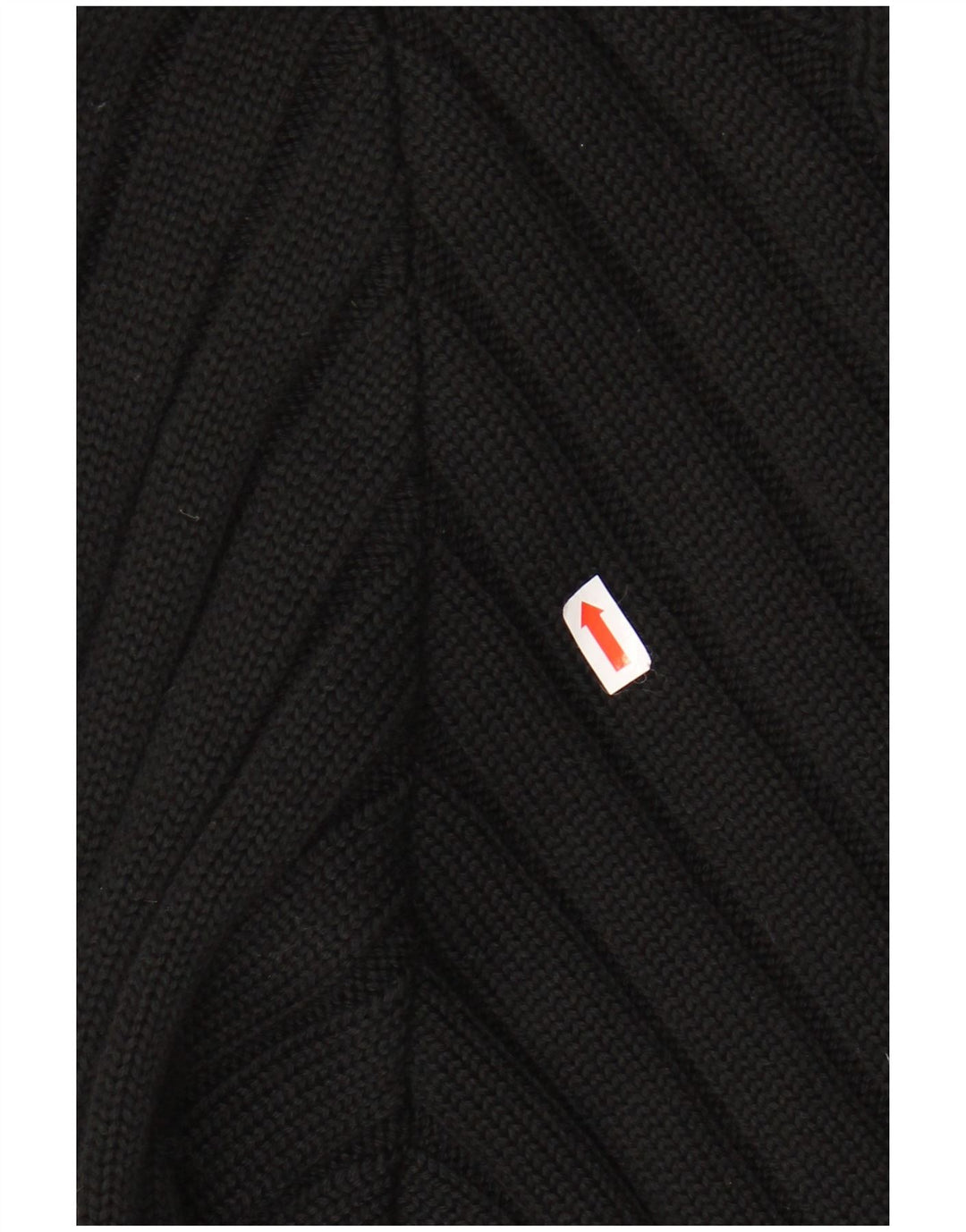 VINTAGE ženski džemper s okruglim izrezom UK 20 2XL crni