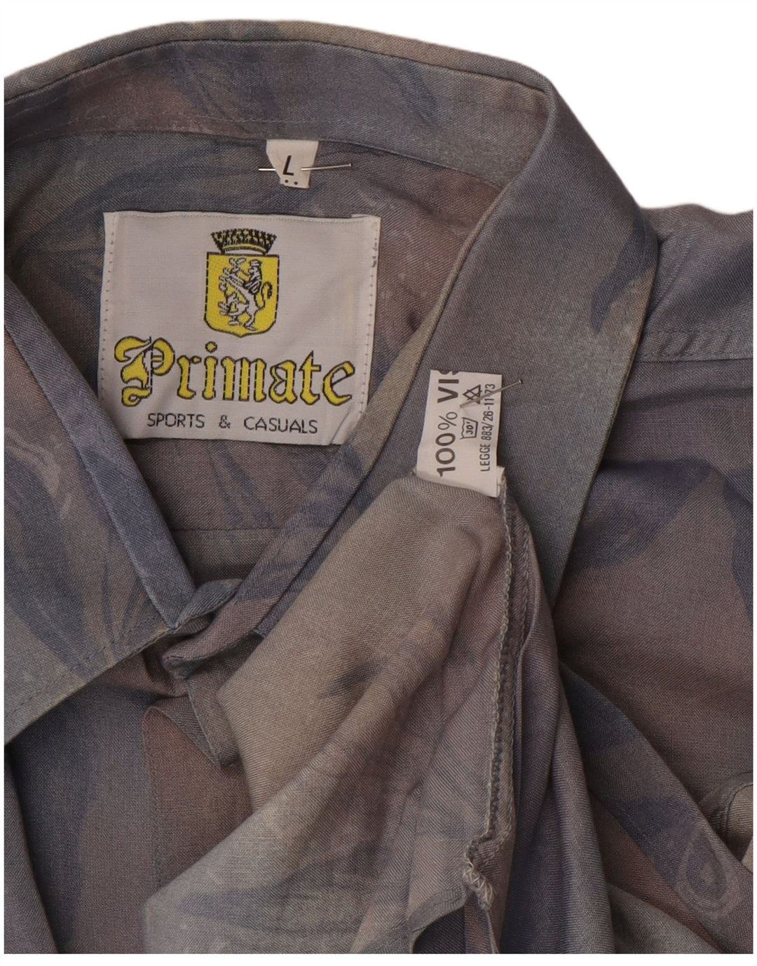 VINTAGE muška košulja velika raznobojna cvjetna viskoza