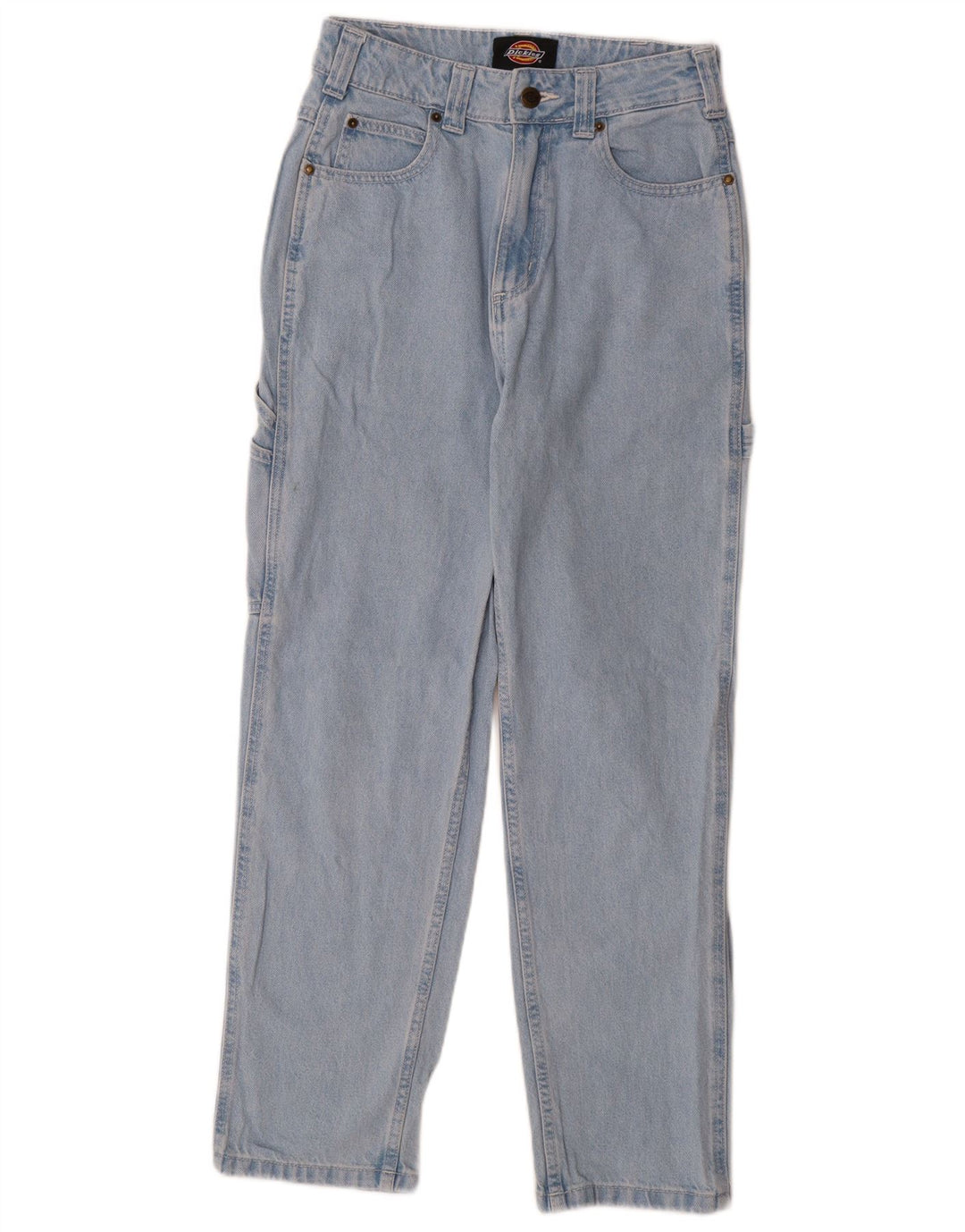 Dickies ženske Cargo ravne traperice W27 L28 plavi pamuk