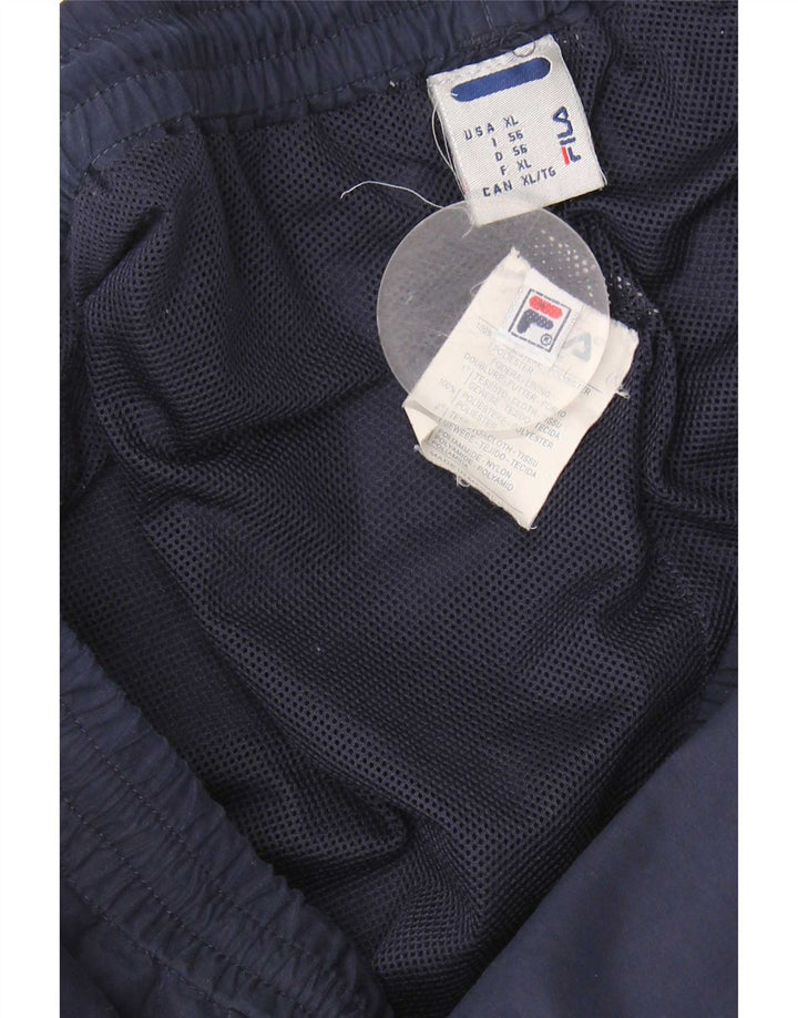 Fila muške vodootporne hlače XL tamnoplavi poliester u boji
