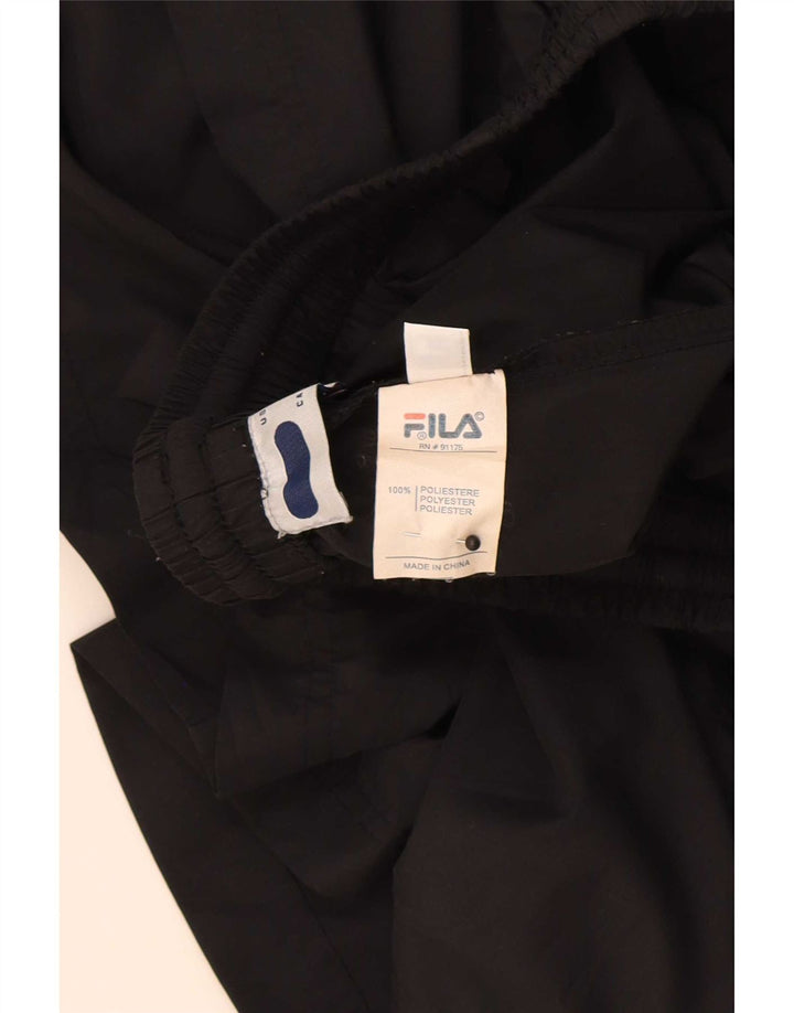 Fila muške sportske kratke hlače IT 56 XL crni poliester u boji