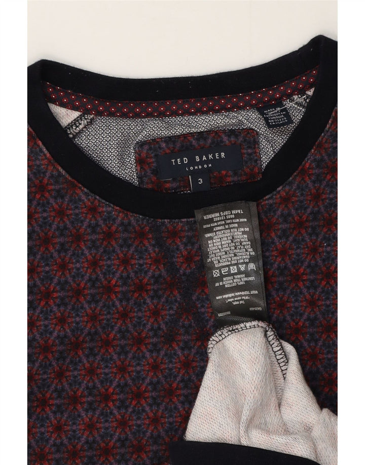 Ted Baker, muški džemper s okruglim izrezom, veličina 3, srednje raznobojni cvjetni