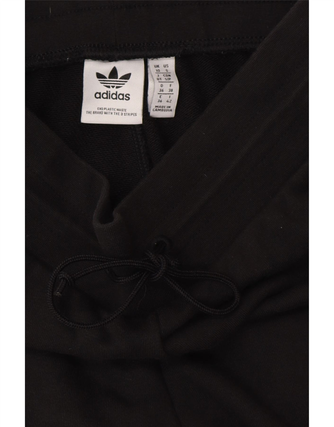 ADIDAS Ženska trenirka Hlače Joggers UK 10 Mali crni pamuk