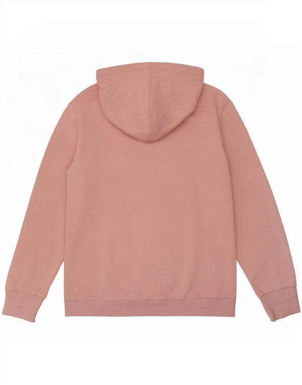Superdry Womens Graphic Hoodie Jumper UK 12 Medium Pink Cotton