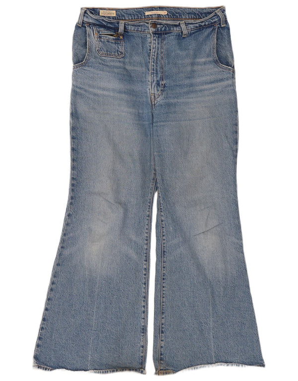 Levi's ženske lepršave traperice na prsni koš W31 L30 plavi pamuk
