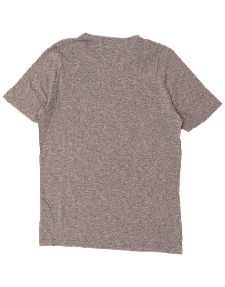 PUMA Mens Graphic T-Shirt Top Large Grey Cotton