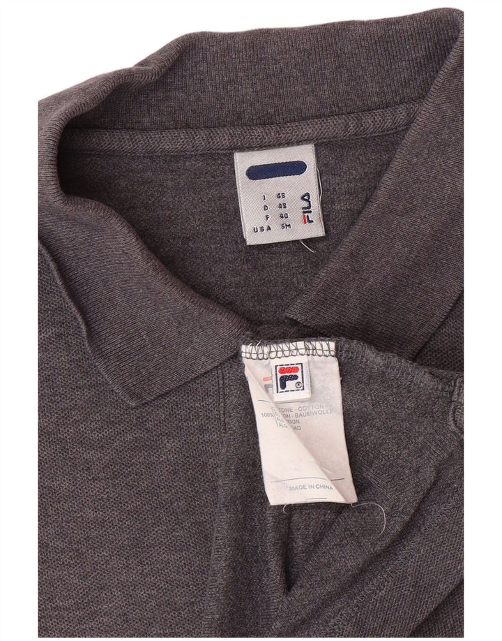 FILA muška polo majica IT 48 mala siva pamuk