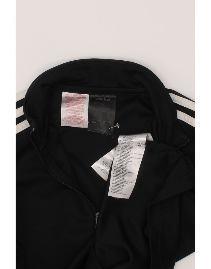 Adidas Top trenirka Climalite zip izrez za dječake 9-10 godina crna