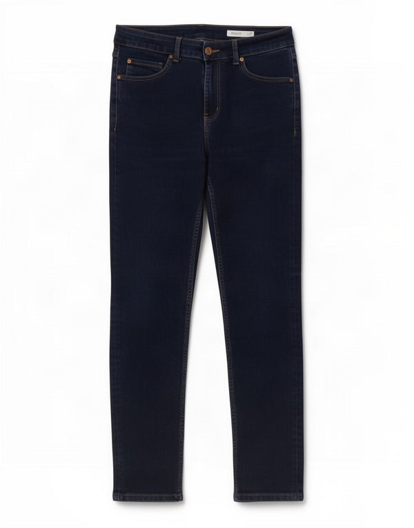 Marks & Spencer Womens The Ivy Slim Jeans UK 12 Medium W30 L27 Navy Blue