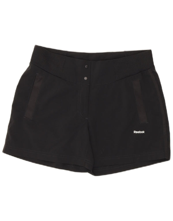Reebok ženske kratke hlače UK 12 srednje W30 crni poliester