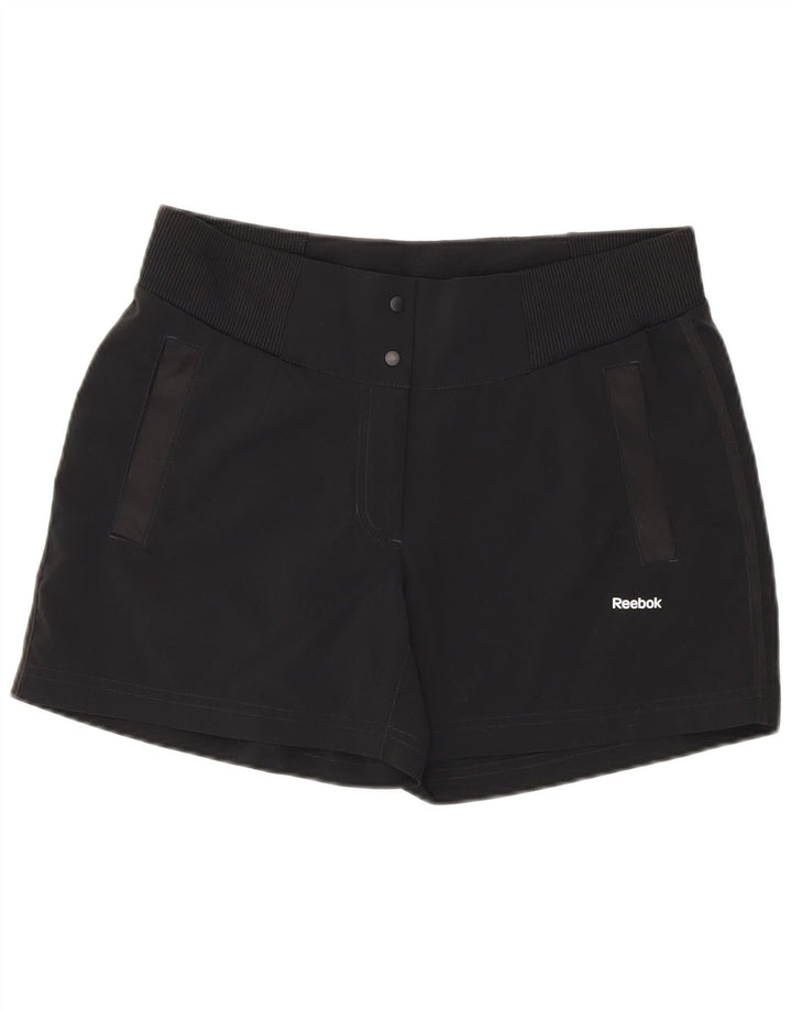 Reebok ženske kratke hlače UK 12 srednje W30 crni poliester