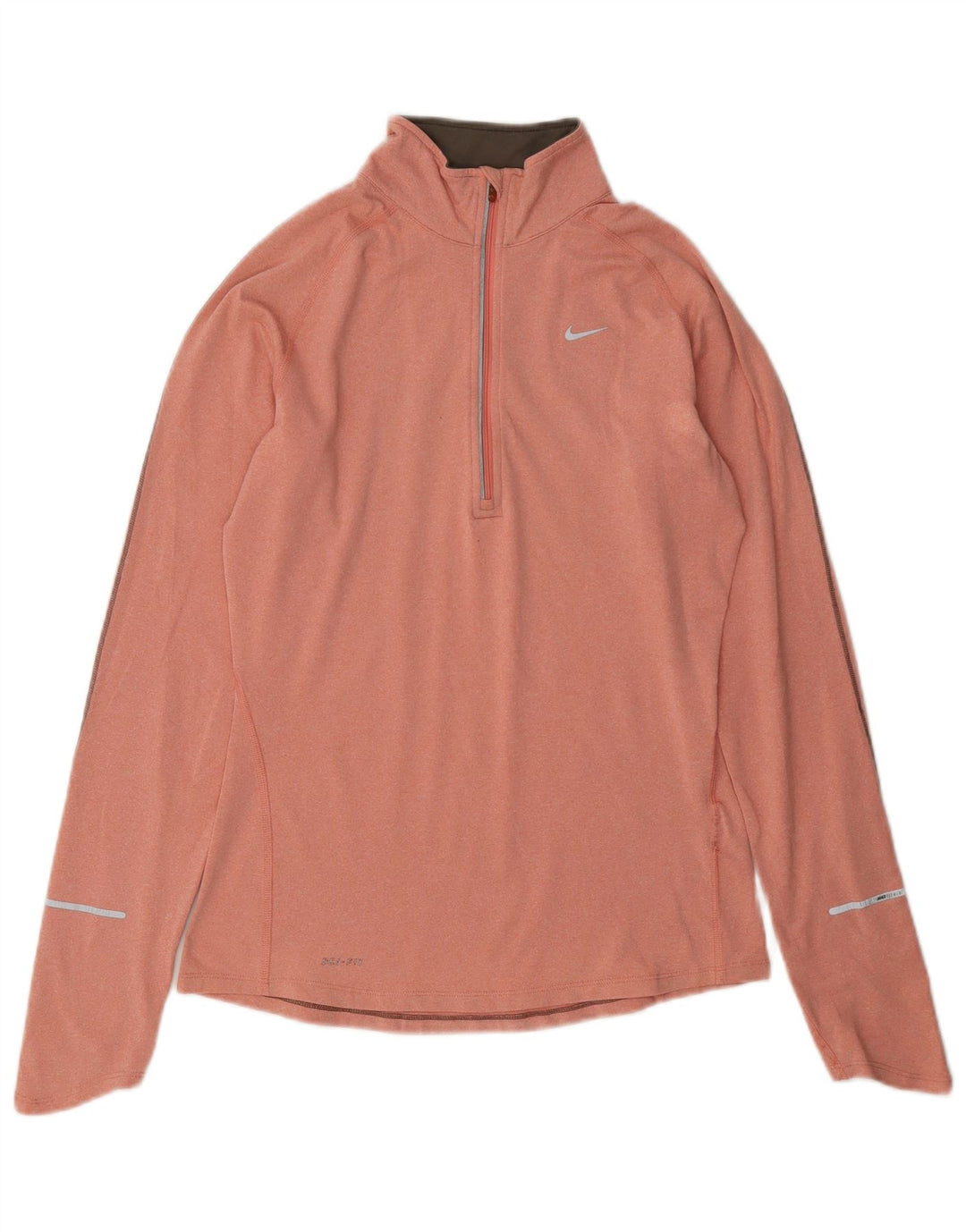 Nike Ženska trenirka Dri Fit Zip Neck Pulover Top UK 10 Small Pink