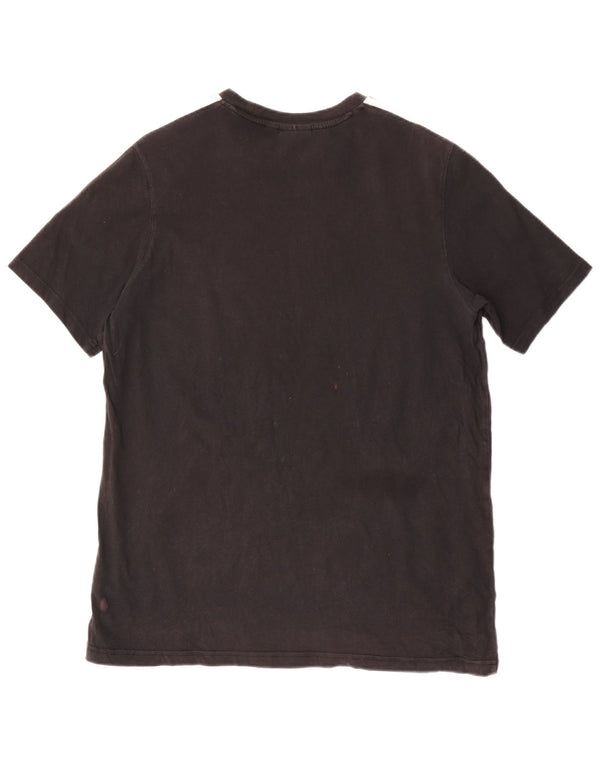 Adidas Mens Graphic T-Shirt Top Large Black Cotton