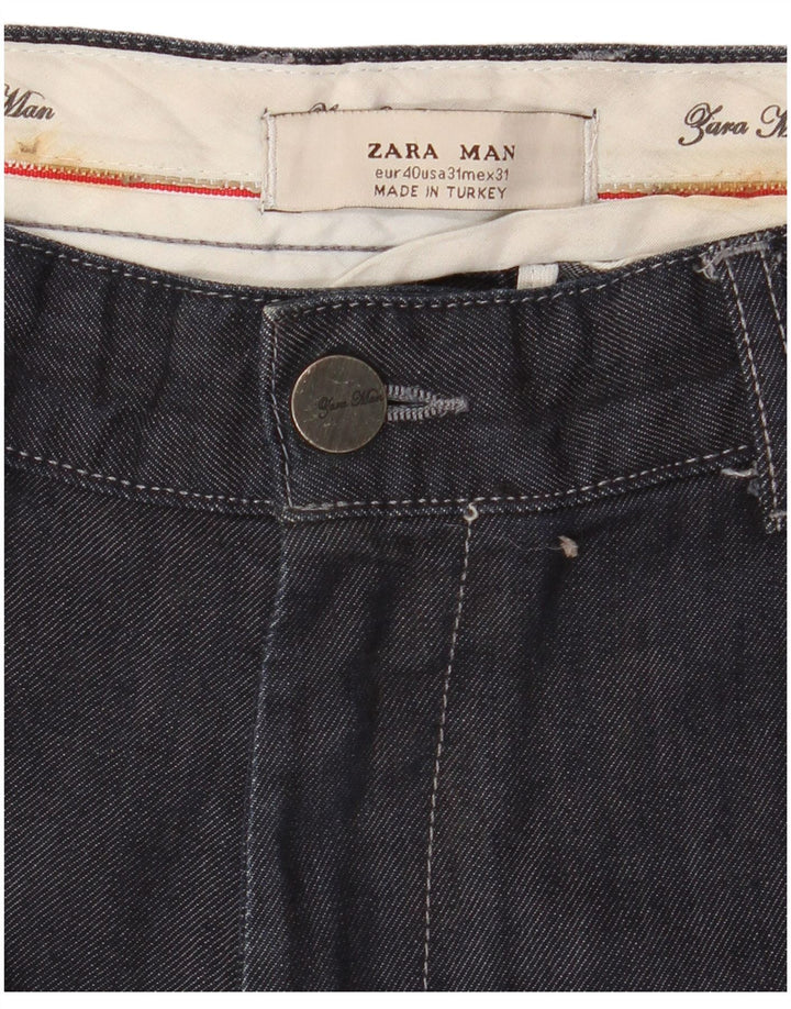 Zara muške ravne traperice EU 40 srednje W31 L34 tamnoplave