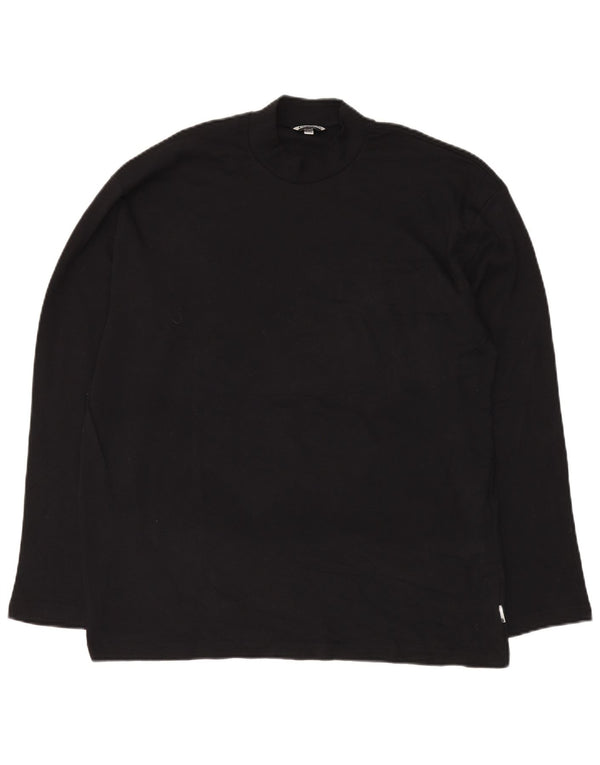 F.LLI CAMPAGNOLO Muška majica dugih rukava 2XL crni pamuk