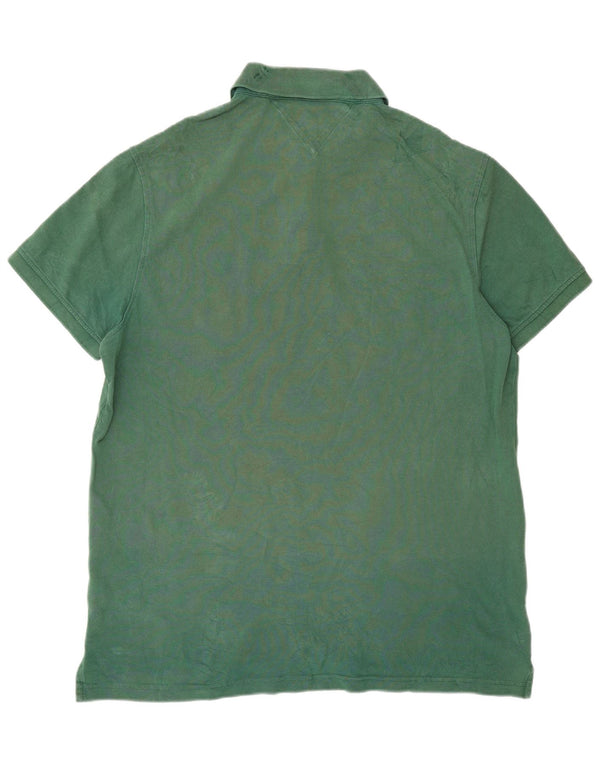 Tommy Hilfiger Mens Regular Fit Polo Shirt XL Green
