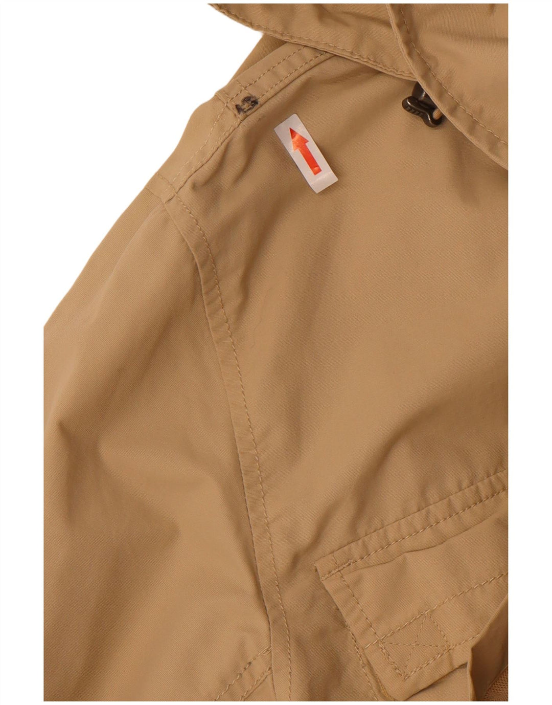 Lands End muška pomoćna jakna s kapuljačom UK 40 Large Beige Nylon