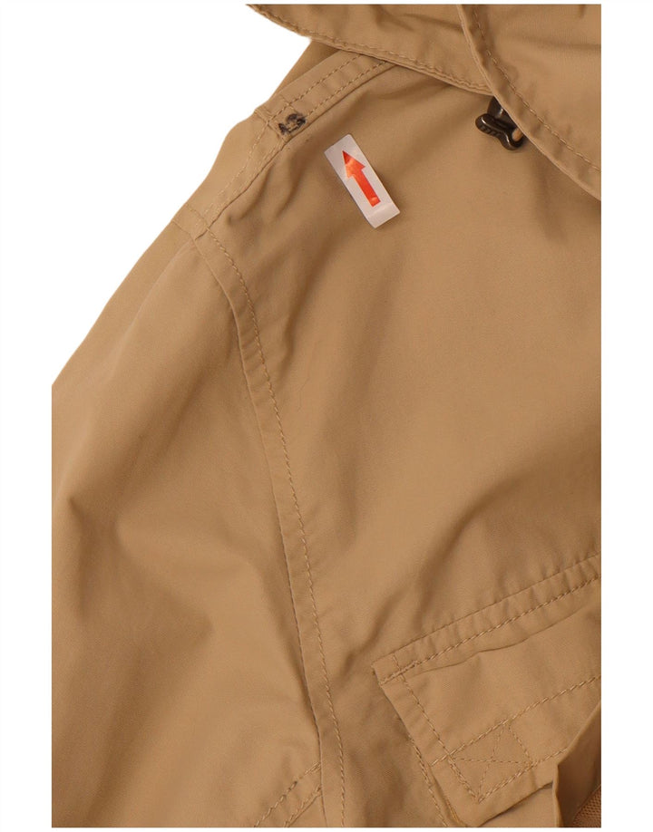 Lands End muška pomoćna jakna s kapuljačom UK 40 Large Beige Nylon