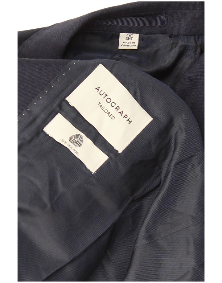 Marks & Spencer muška kratka jakna sa 2 gumba UK 42 XL tamnoplava