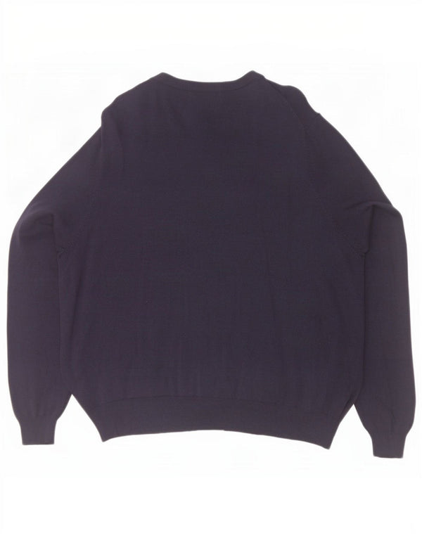 Marks & Spencer ženski kardigan pulover UK 22 3XL tamnoplava viskoza