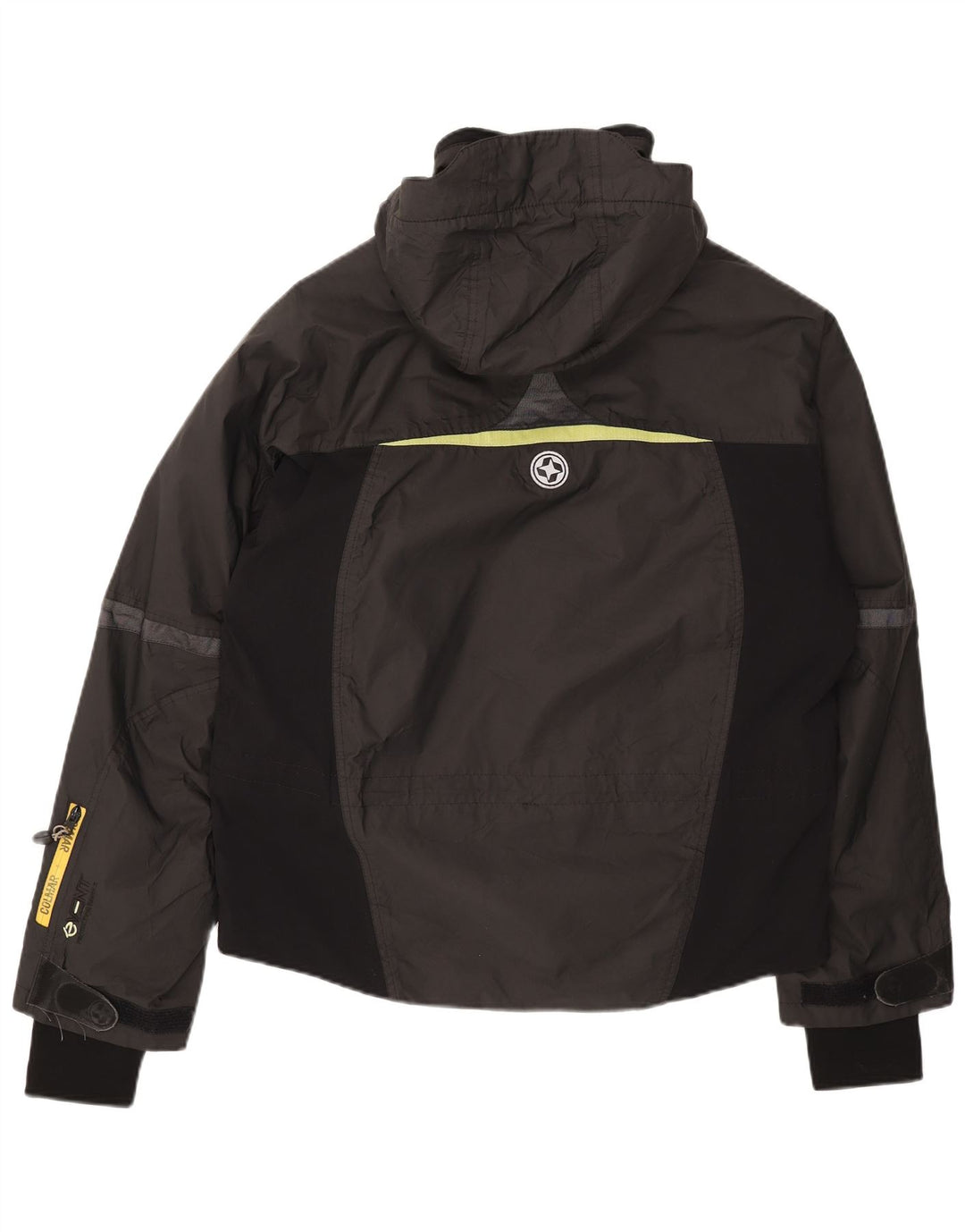 Colmar Mens Hooded Ski Jacket IT 52 Large Black Colourblock