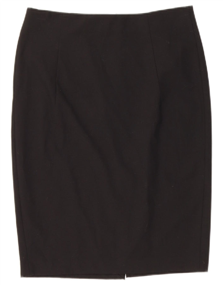Zara ženska pencil suknja EU 38 mala W28 crni poliester